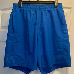 Under Armour men’s blue athletic shorts.